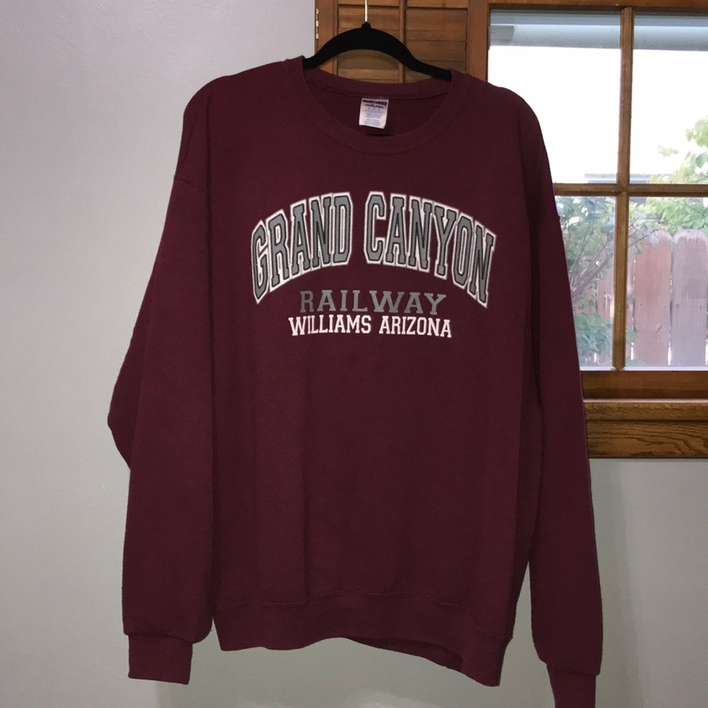 Maroon Grand Canyon Crewneck Sweatshirt